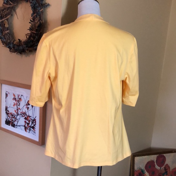 LAFAYETTE 148 Size 1X PLUS Squared Neckline Pullover Cotton & Elastine $188 NEW - Picture 7 of 16